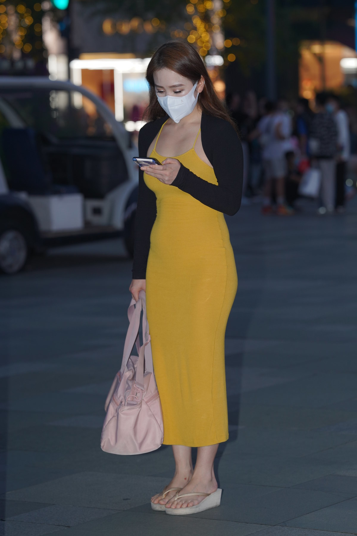 都市丽人黄色包臀裙美女【87P-1.31G】